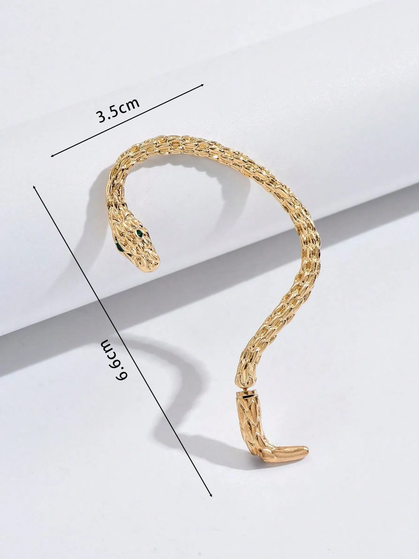 1pc Fashion Zinc Alloy Snake Design Ear Wrap For Women For Gift
