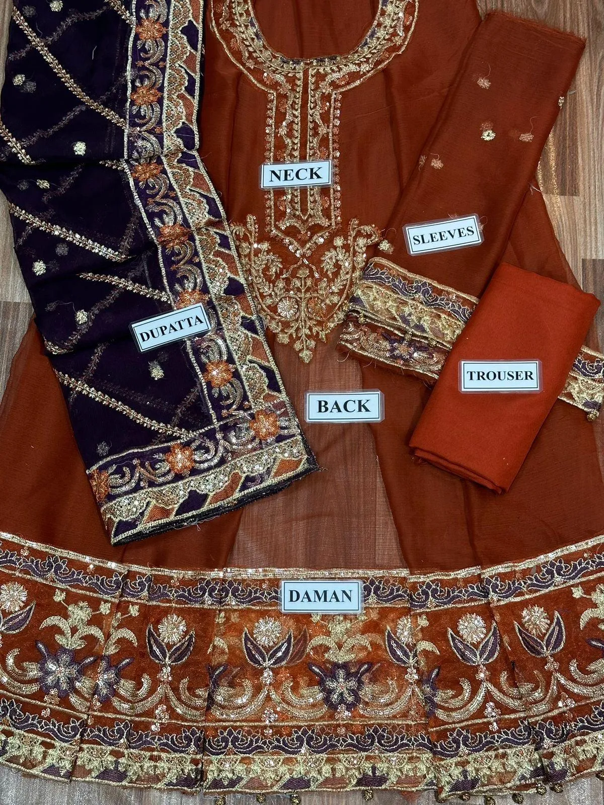 Asim Jofa Chiffon Frock