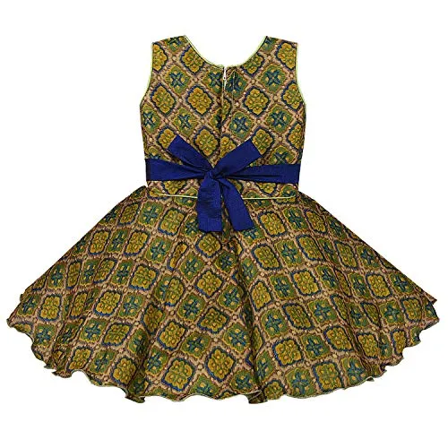 Baby Girls Frock Dress-bxa251blu