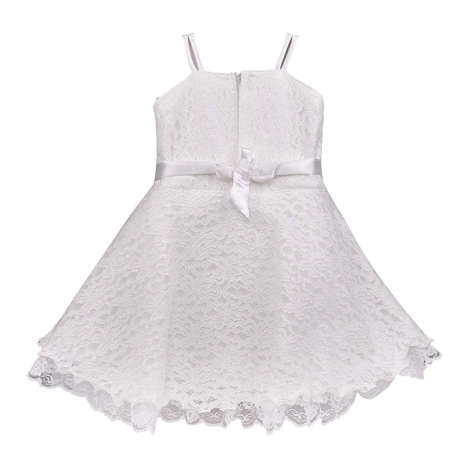Baby Girls Party Wear Frock Birthday Dress For Girls fe104wht