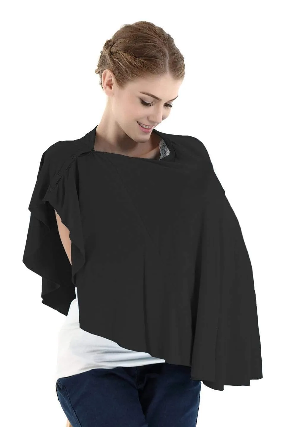 Bambi Nursing Cape Black