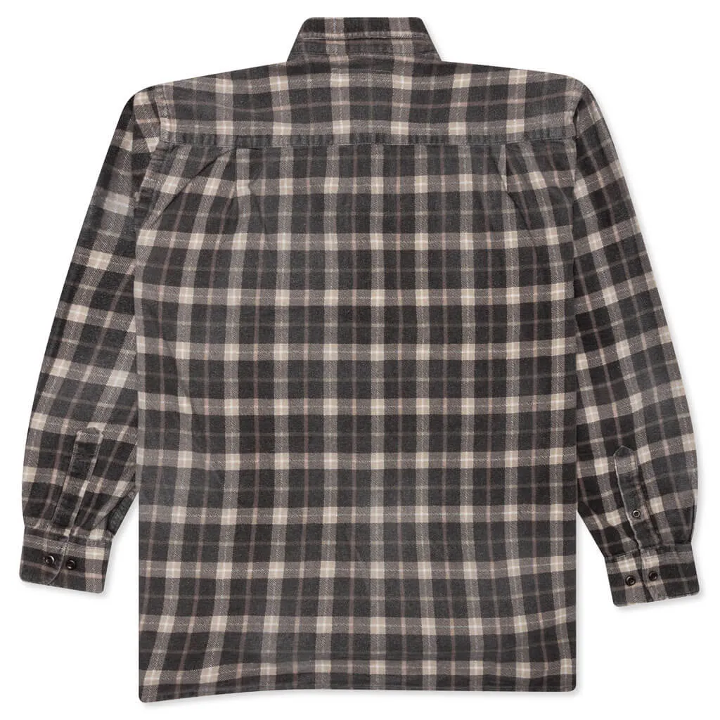 Flannel Shirt Ribbon Reflection Shirt - Assorted