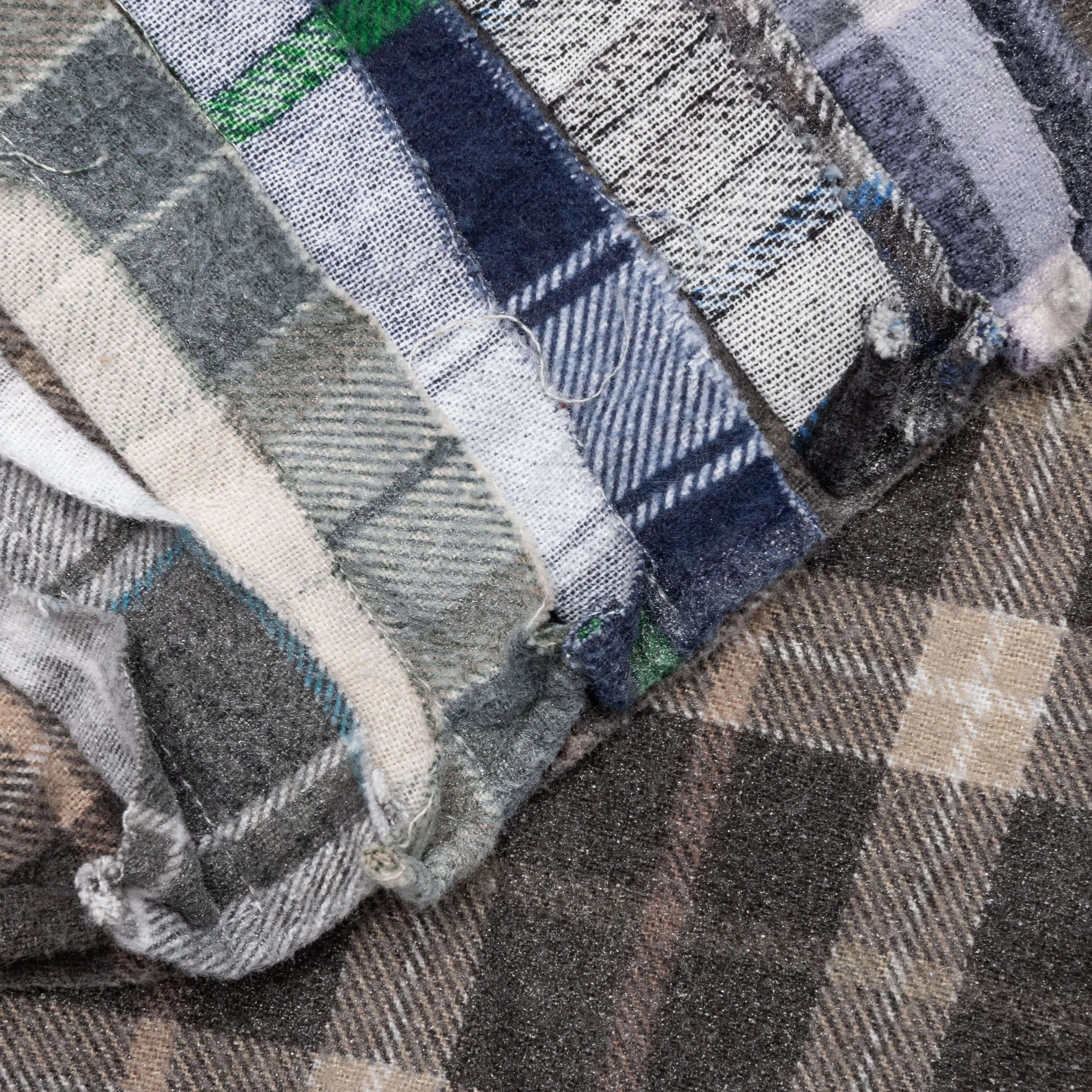 Flannel Shirt Ribbon Reflection Shirt - Assorted