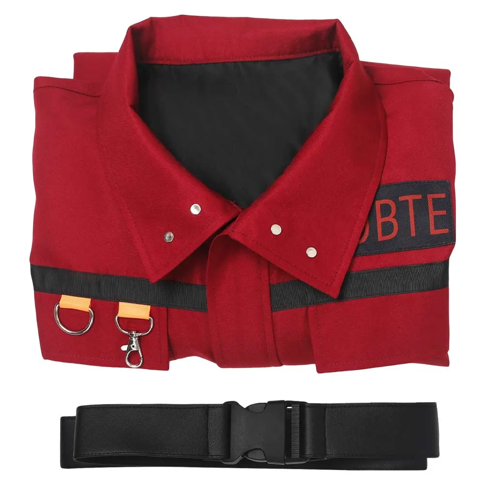 Ghostbusters: Frozen Empire 2024 Phoebe Spengler Red Coat Party Carnival Halloween Cosplay Costume