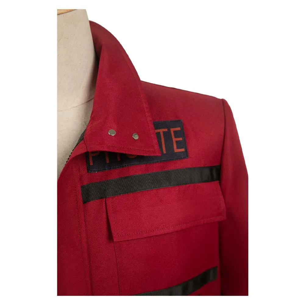Ghostbusters: Frozen Empire 2024 Phoebe Spengler Red Coat Party Carnival Halloween Cosplay Costume