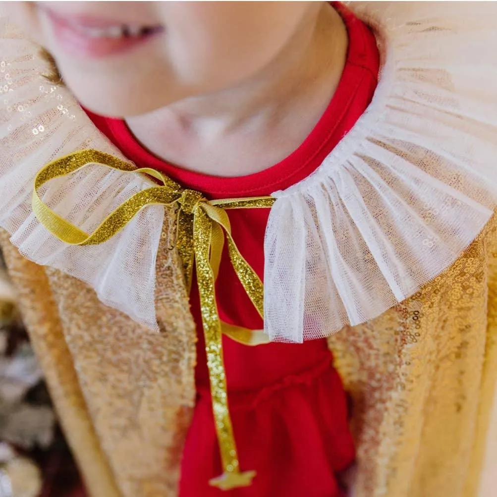 Gold Sequin Kids Cape