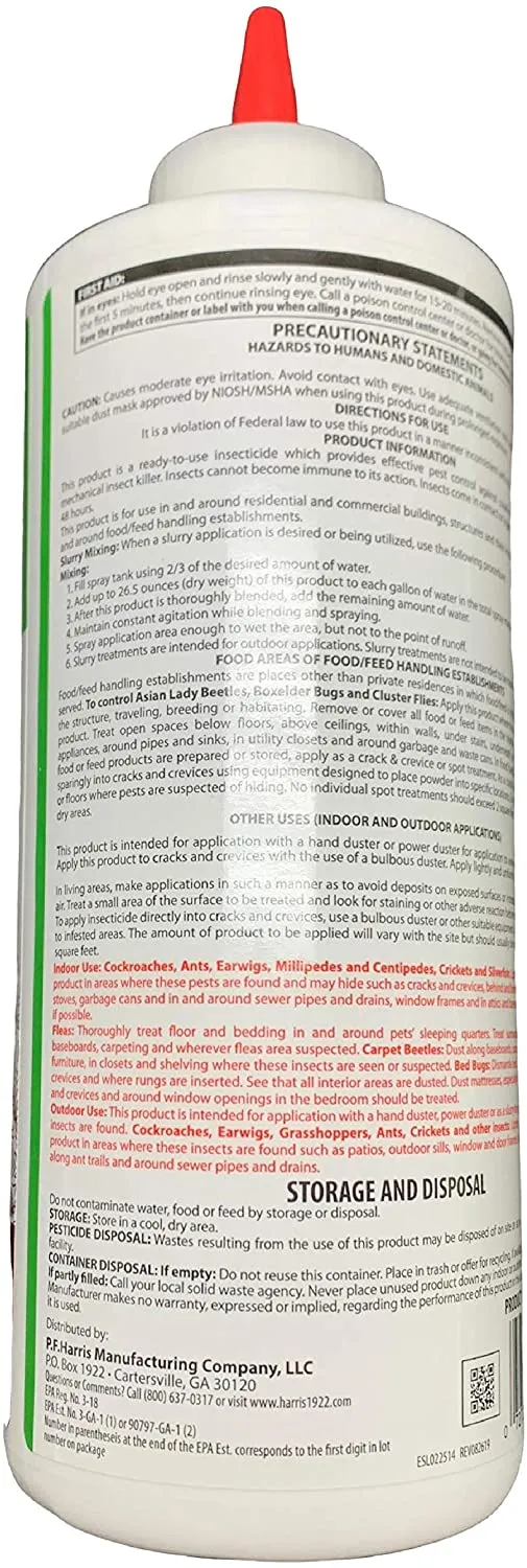 Harris Diatomaceous Earth Crawling Insect Killer, 8 oz