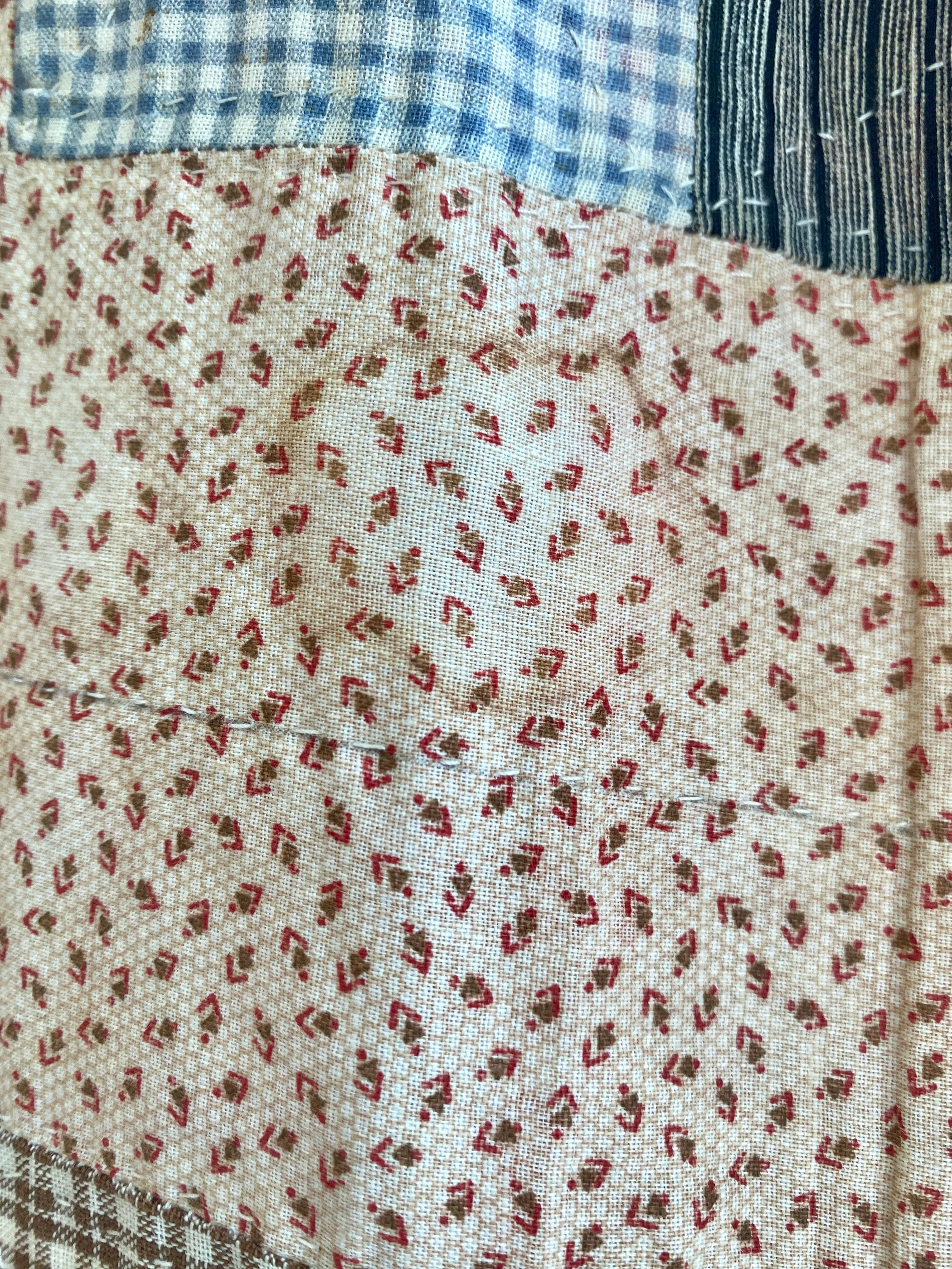 Heirloom Quilt Shawl Collar Coat (Peach Multi)