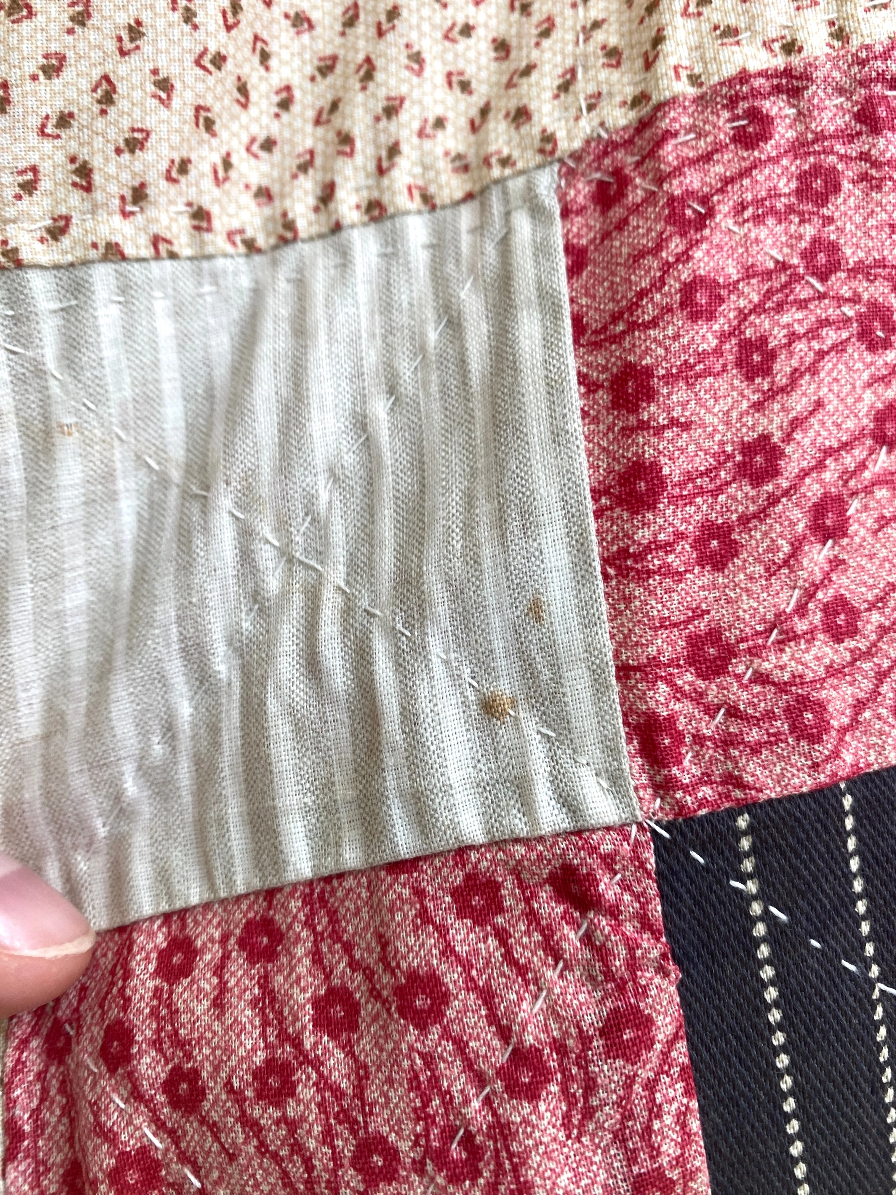 Heirloom Quilt Shawl Collar Coat (Peach Multi)