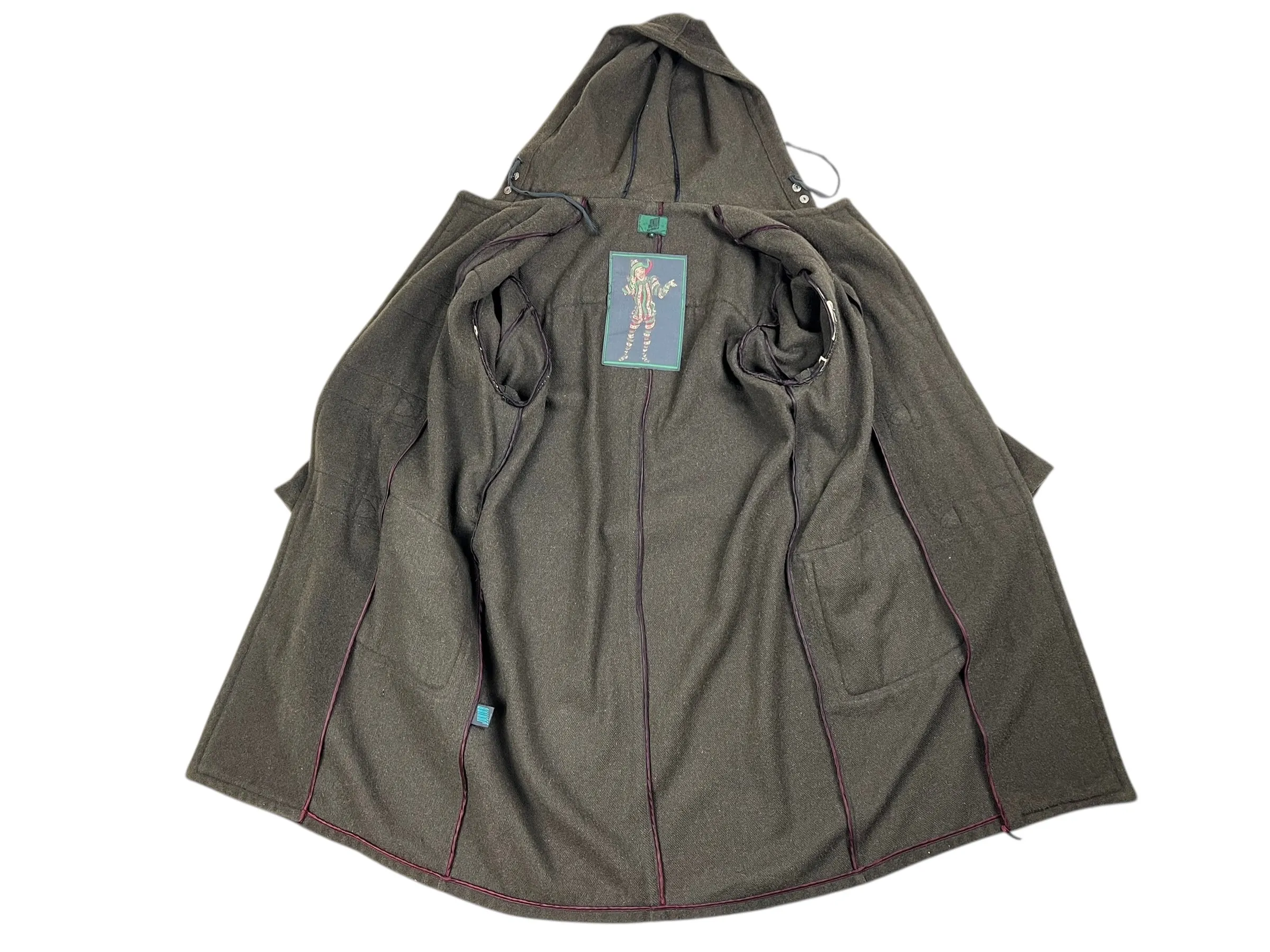 Jean Paul Gaultier Junior F/W 1990 wool duffle coat