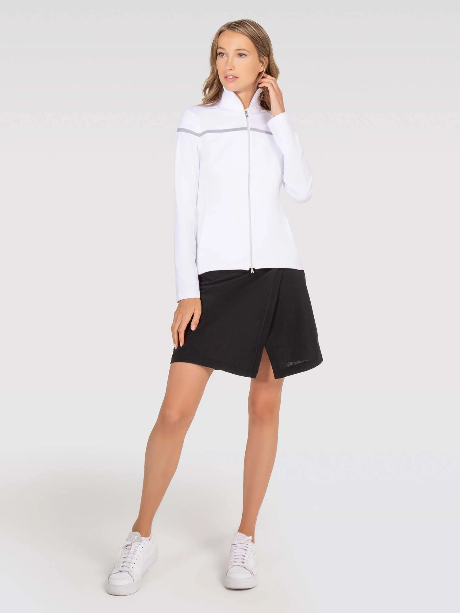 Lana 17" Wrap Skirt - Black