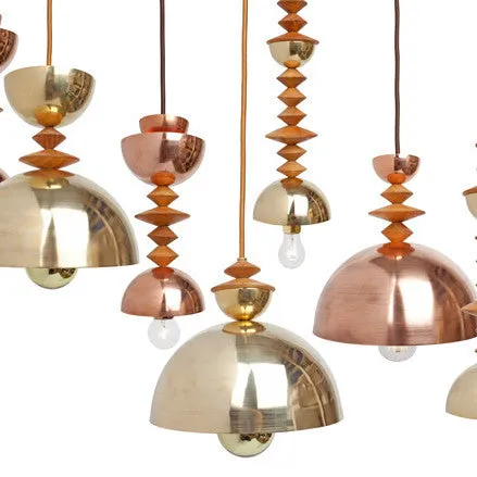 Mala Pendant Light No. 7 in Copper - DISPLAY ONLY