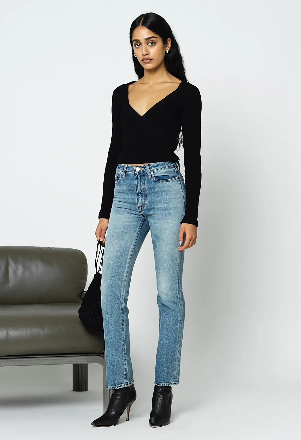 Mercer Thermal Wrap Top / Black