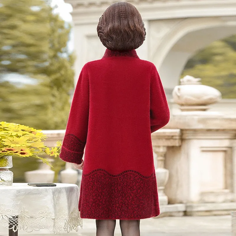 Mink Cashmere Long Coat