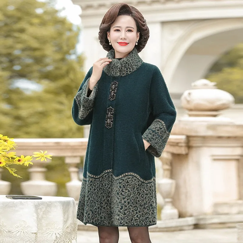 Mink Cashmere Long Coat