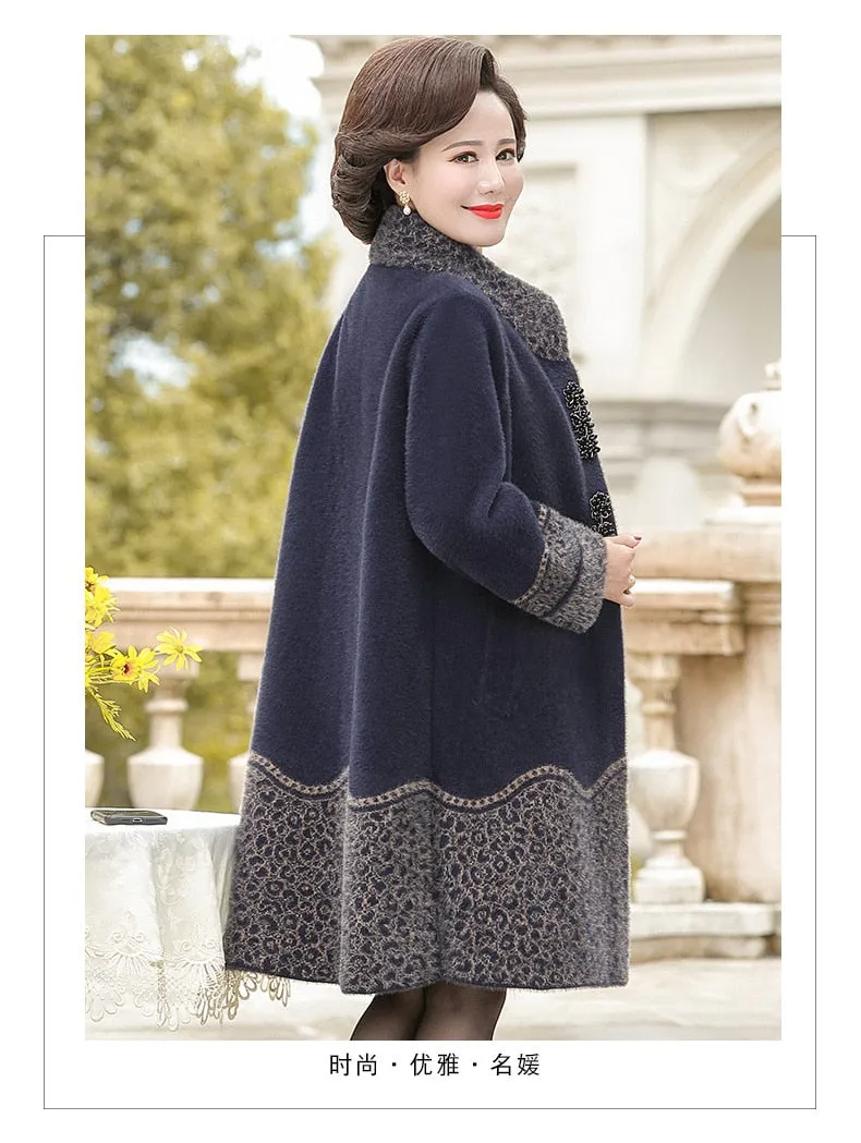 Mink Cashmere Long Coat
