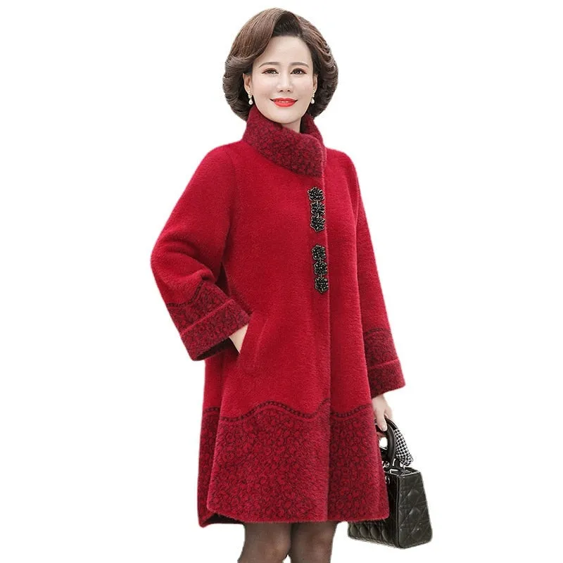 Mink Cashmere Long Coat