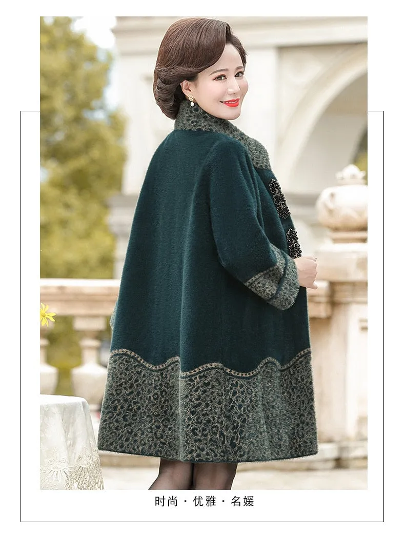 Mink Cashmere Long Coat