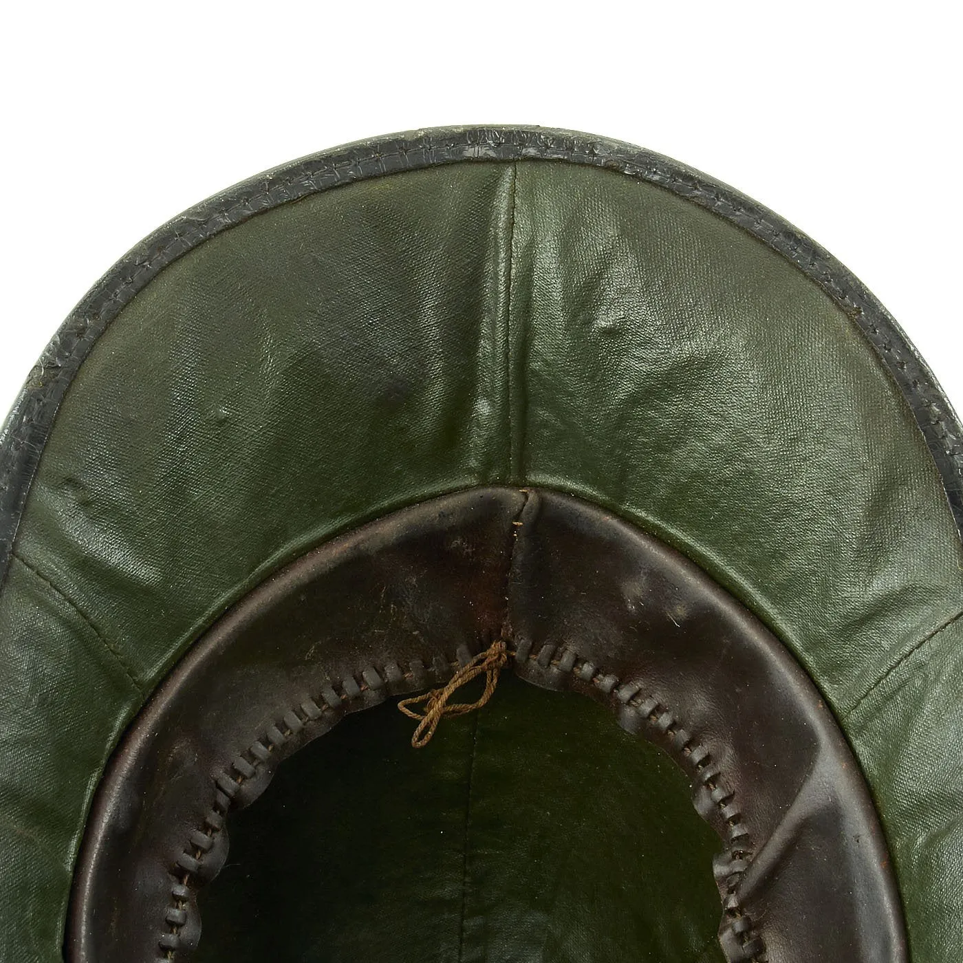Original British WWII Rose Top Port of London Authority Blitz “Blackout” Police Bobby Helmet