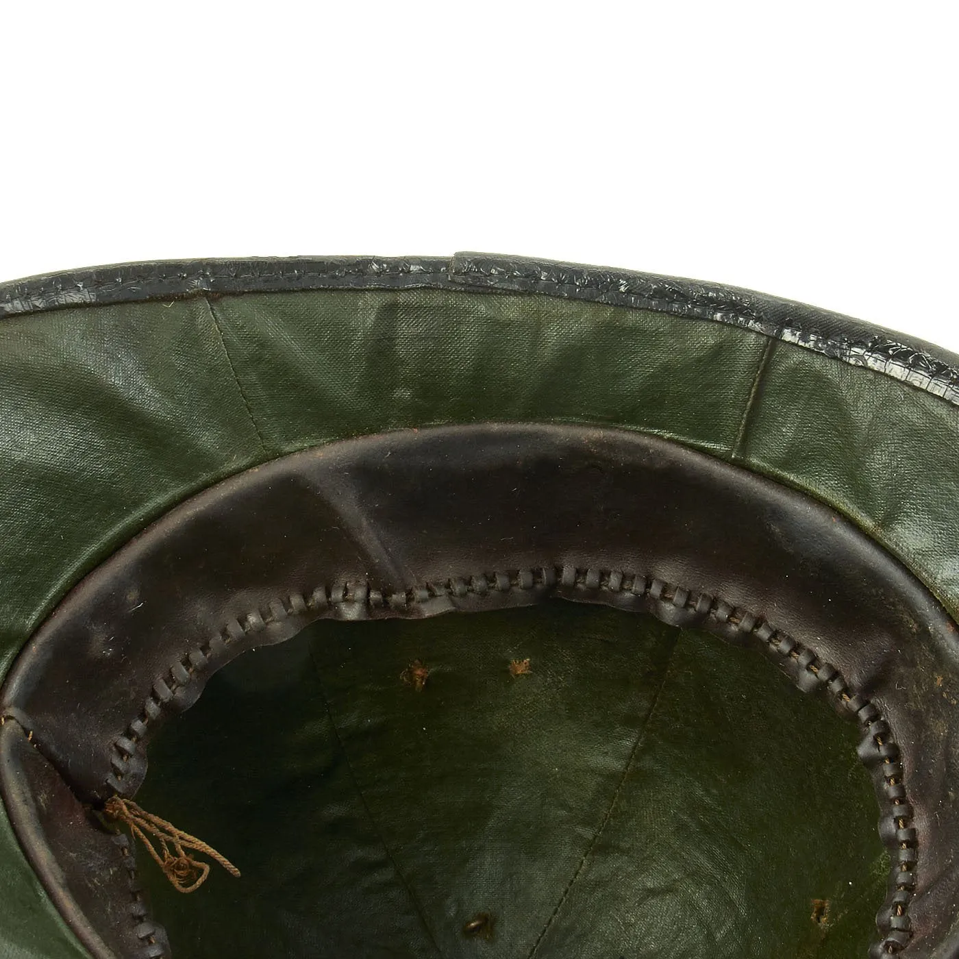 Original British WWII Rose Top Port of London Authority Blitz “Blackout” Police Bobby Helmet
