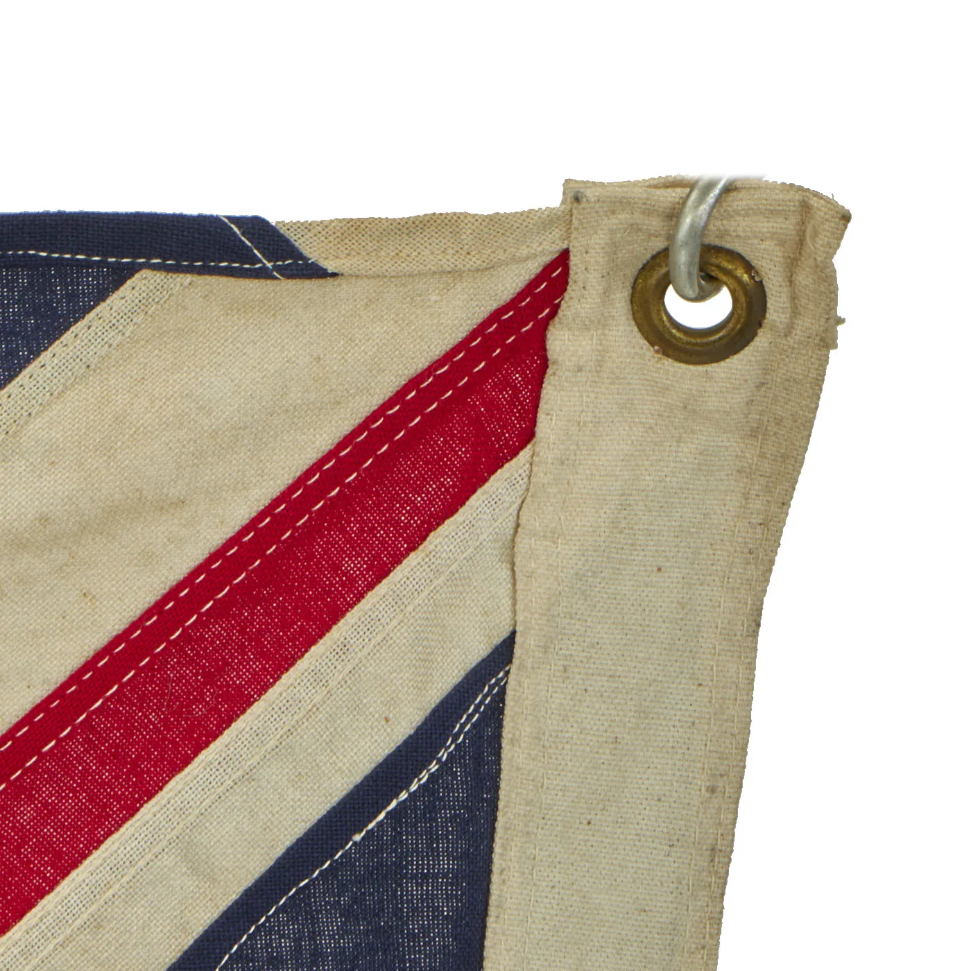 Original Canadian WWII Era Red Naval & Civil Ensign Flag - 62” x 32”