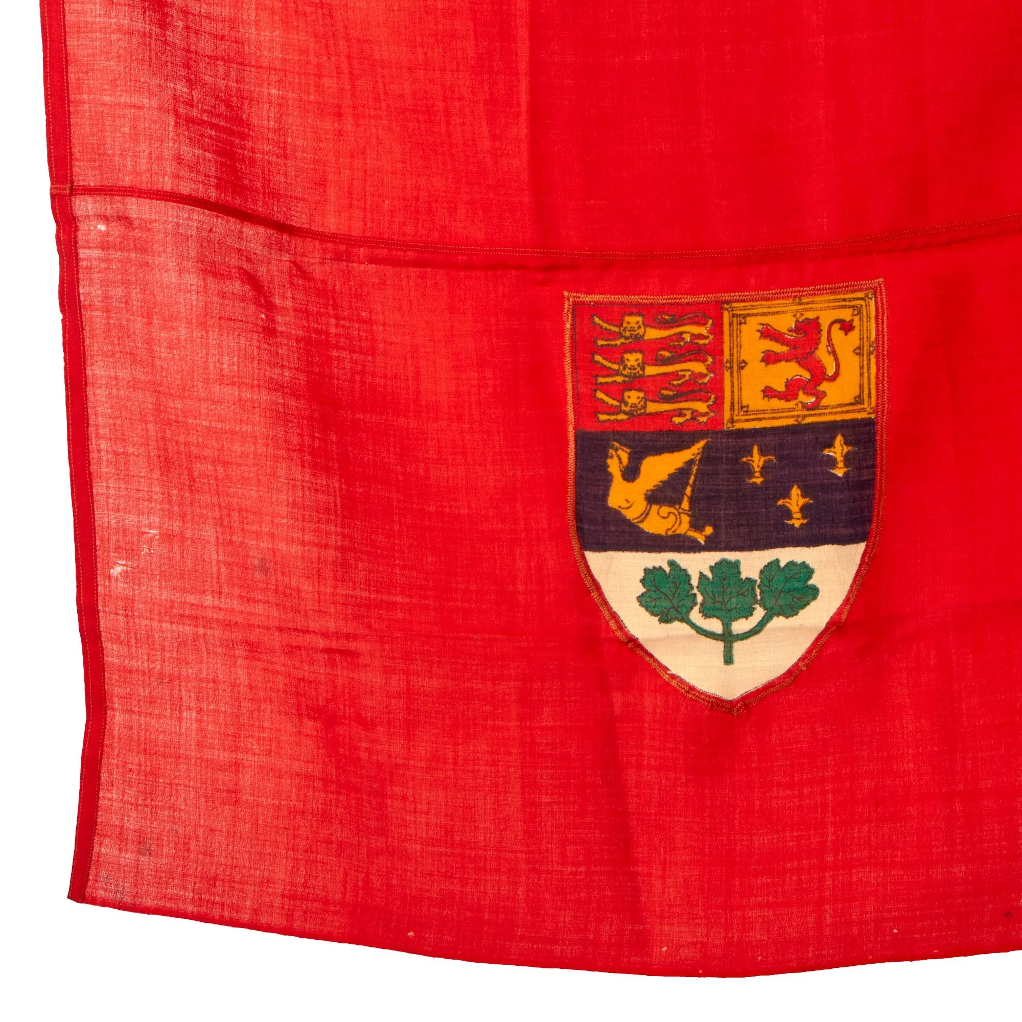 Original Canadian WWII Multi-Piece Red Ensign Flag - 37 ½" x 60”