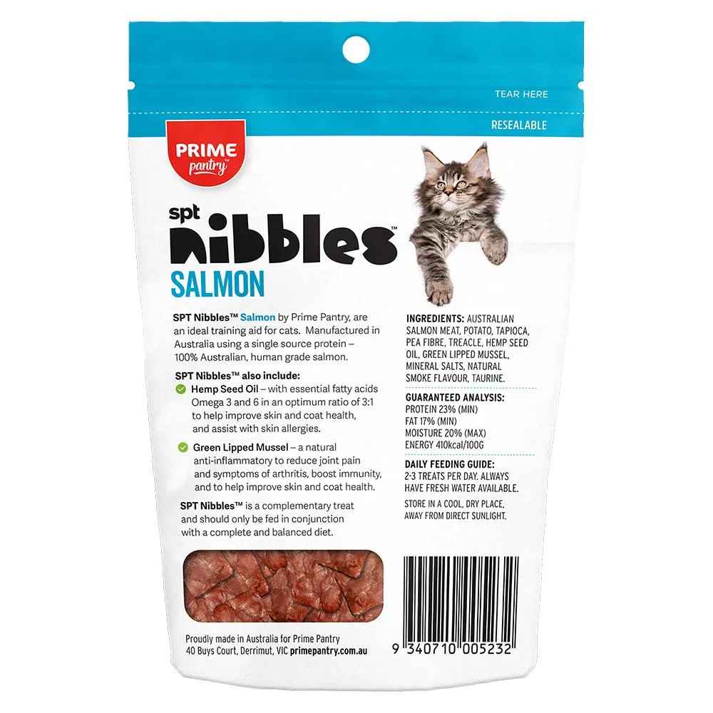 Prime Pantry Cat Nibbles Salmon Treats 40g