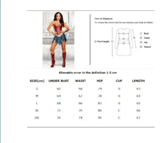 Wonder Woman League Costume Women Bodysuit for Comic-Con-25 days shipping